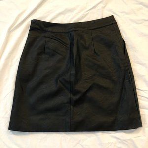 Topshop Leather Skirt